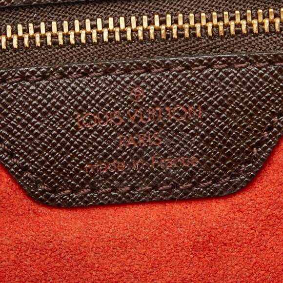 LOUIS VUITTON Authentic Brown Damier Leather Shoulder Bag
